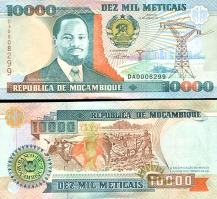 *10 000 Meticias Mozambik 1991, P137 UNC - Kliknutím na obrázok zatvorte -